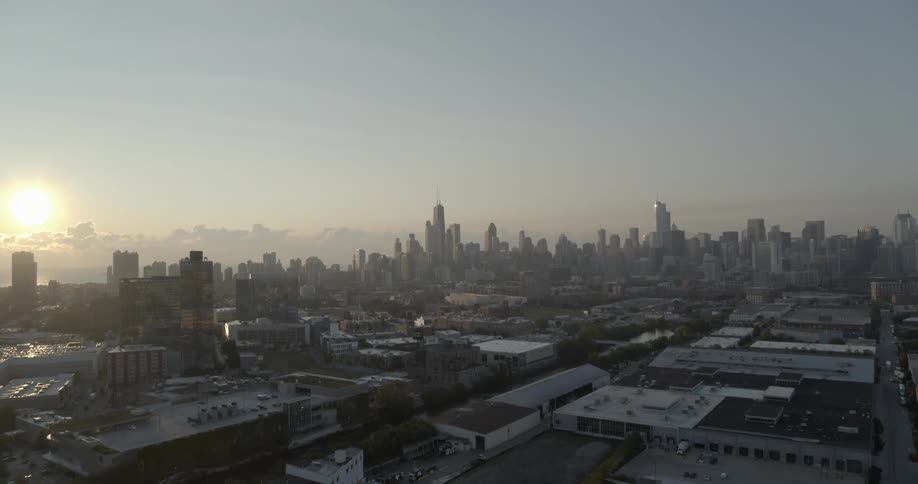 Chicago Skyline in the Distance