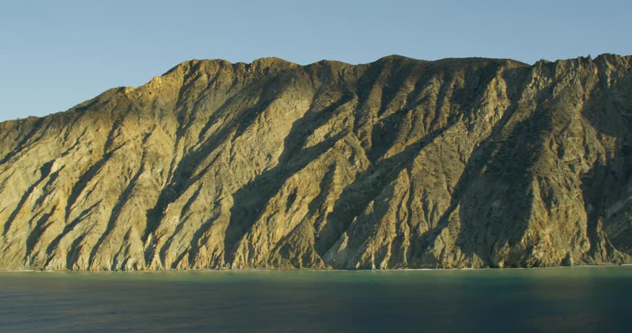 Mountain shoreline