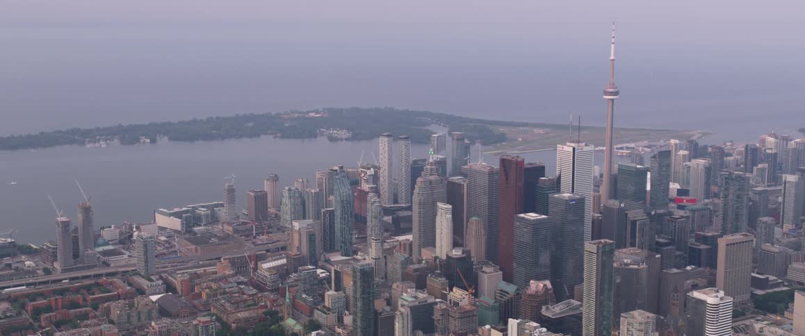 Skyline of a city