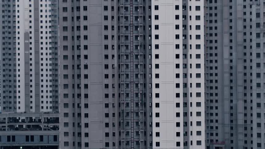 Block of skyscrapers