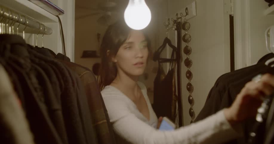 Girl in the closet
