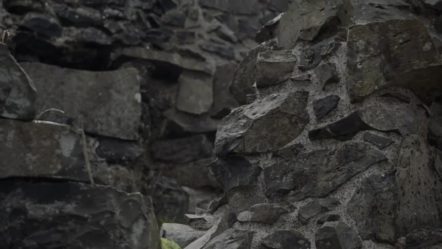 An old rocky wall