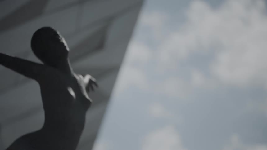 Close up of a statue of a ballerina