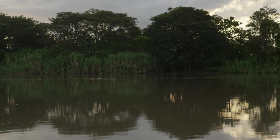 The opposite side of the river