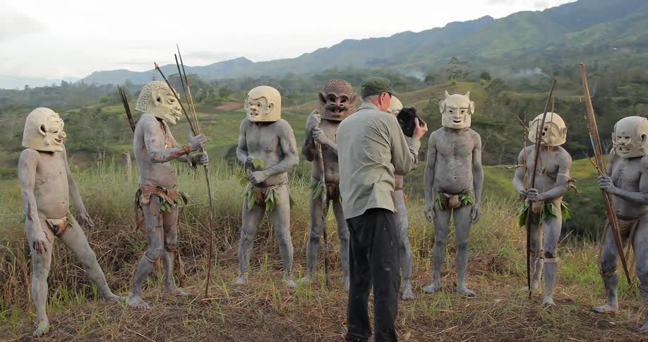 People are wearing masks