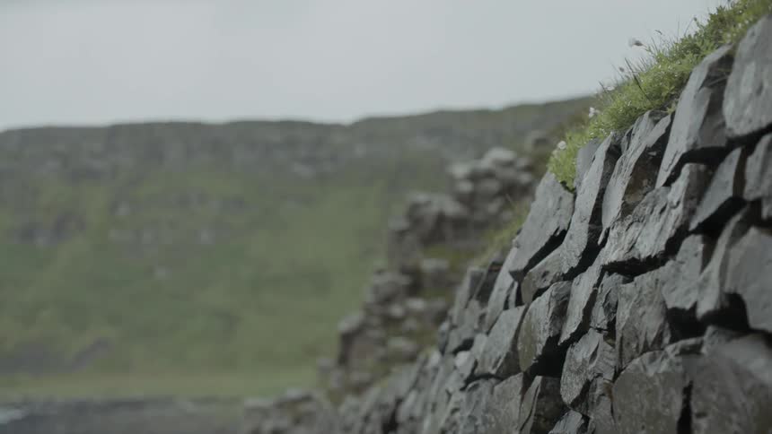Static shot of a rock wall