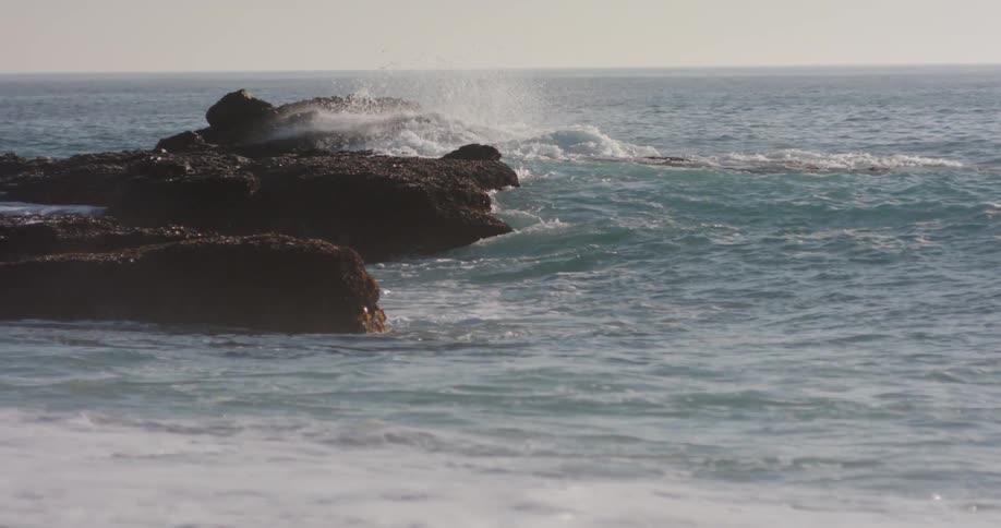 A rocky coastline during the day