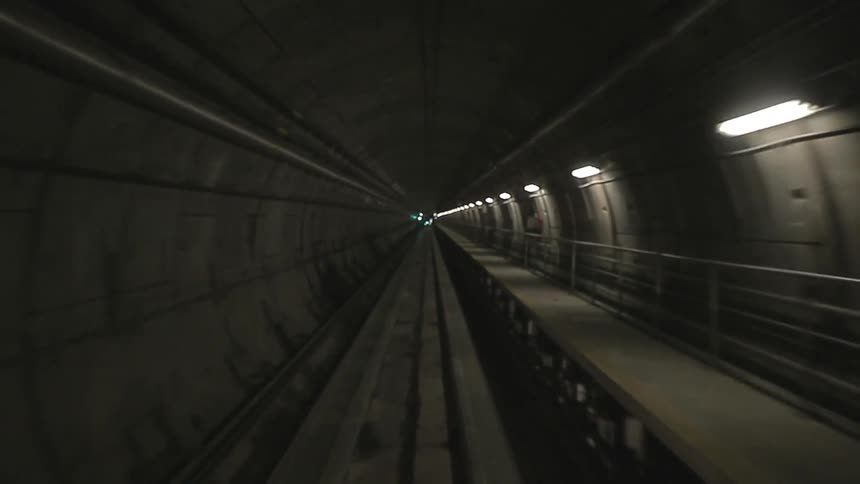 A subway tunnel