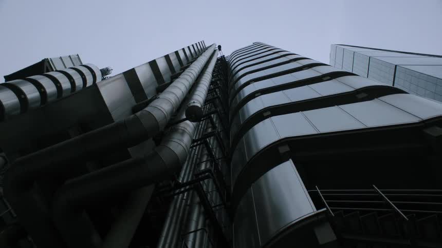 View of skyscrapers from the ground