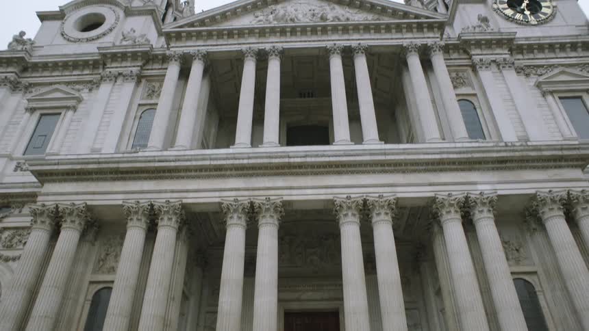 A building is shown during the day