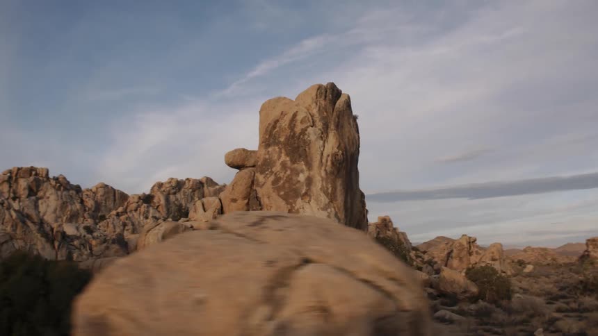 Rock formations in the desert