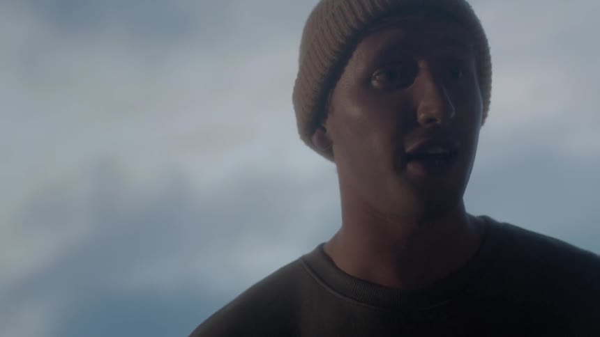 A caucasian man in a beanie speaking