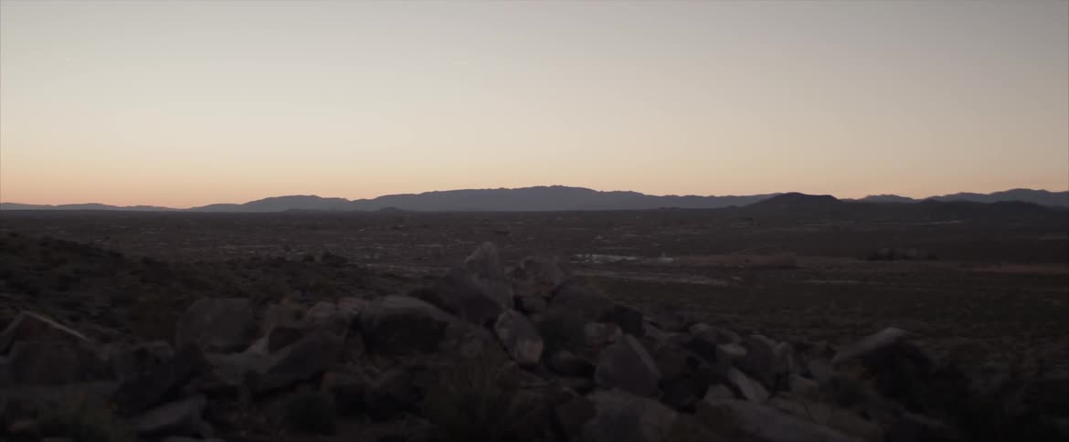An overview of rocks and hills