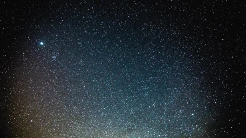 View of a sky full of stars