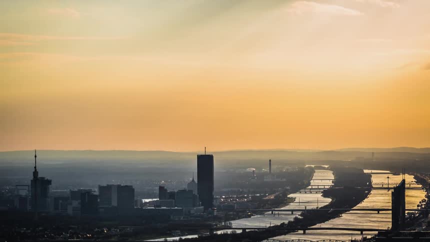 Time lapse of a city