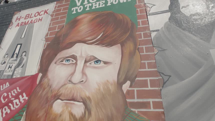 A mural on the side of a building