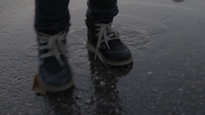 Clip clop drip dropgo the little boys feet