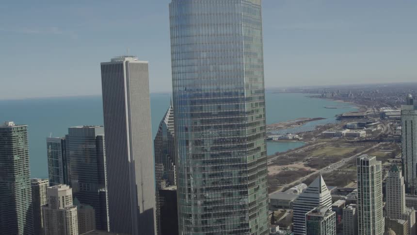 Landscape view of a city and the waterfront