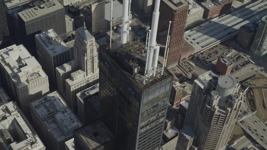 Birds eye view of a city