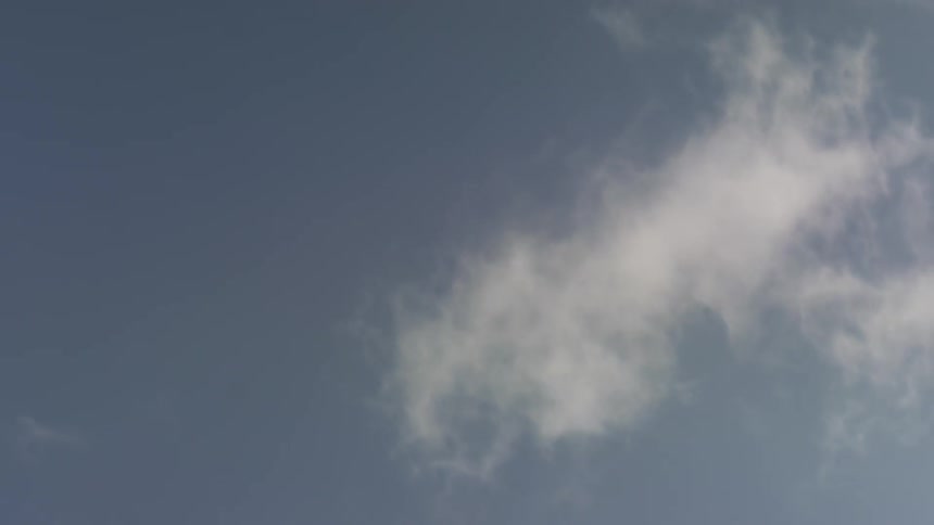 Smoke floats in the air