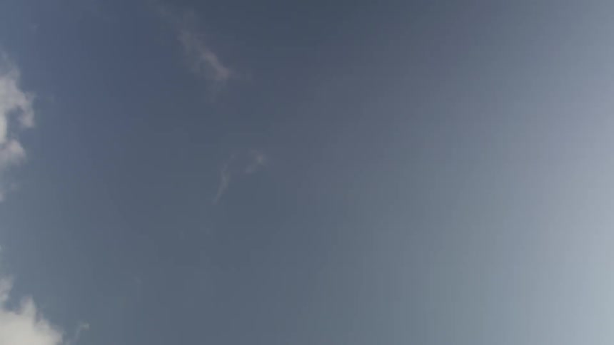 Clouds in the blue sky