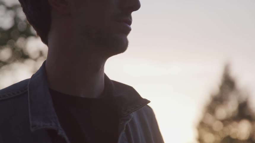 Man standing in a field