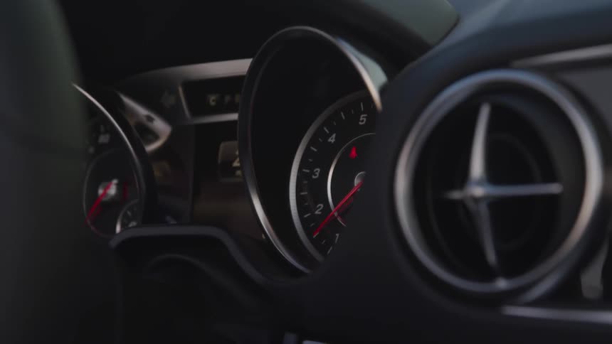 Dashboard of a car