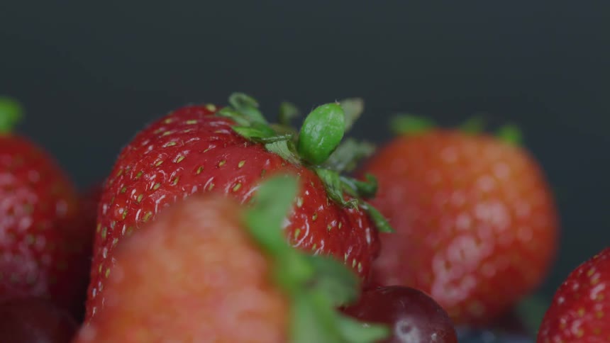 Ripe strawberries