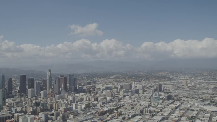 A large city stretches out into the distance