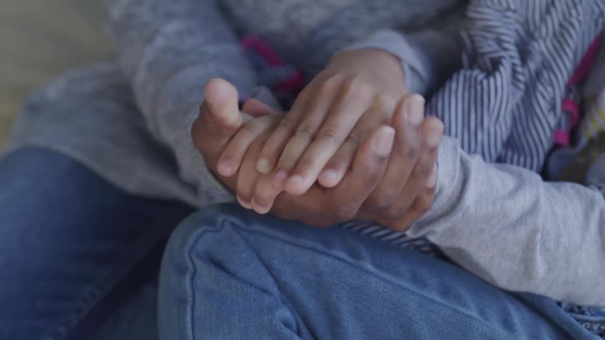 People holding hands