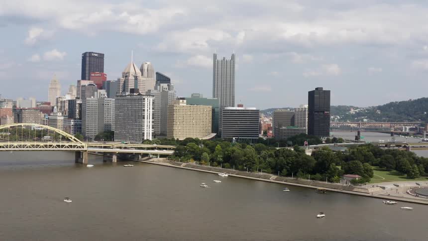 A scenery of a metropolitan city on a clear day