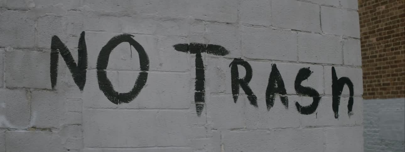 Writing on the cement wall