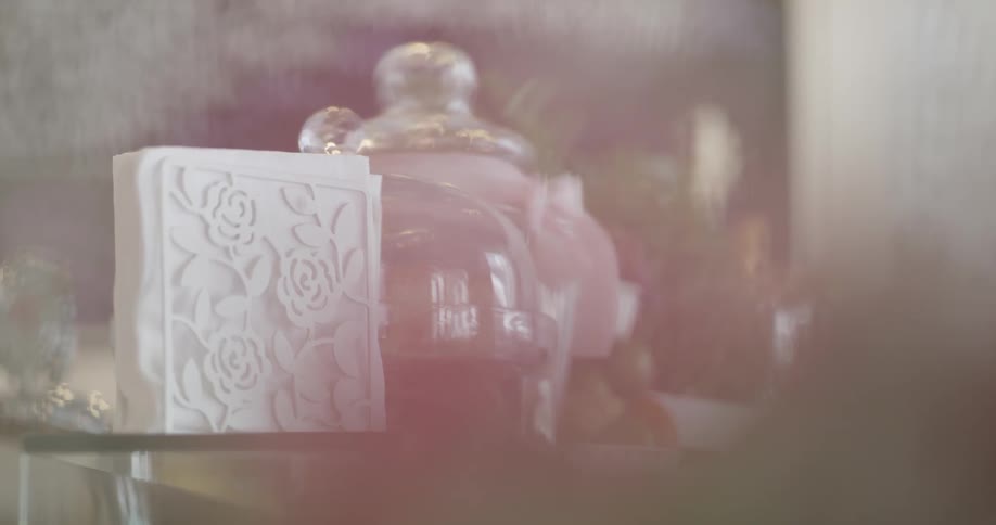 Bottles on purfume on a table