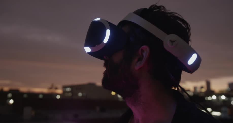 A person is playing video games