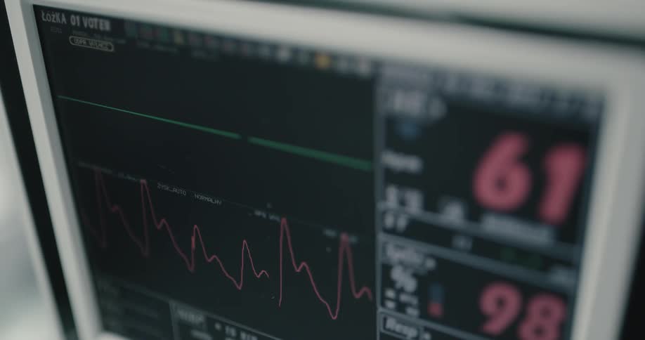 A view of an oscilloscope