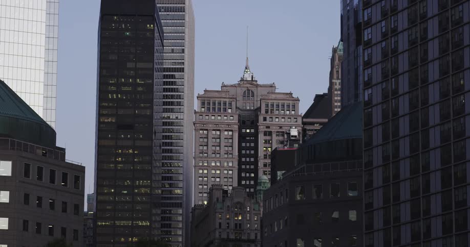 A scenery of a high rise building in the middle of metropolitan city