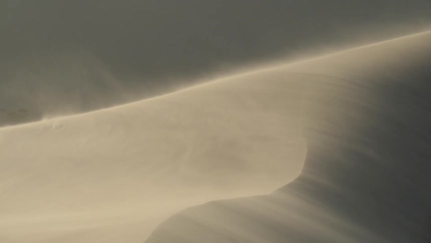 An aerial view of a beautiful sand desert