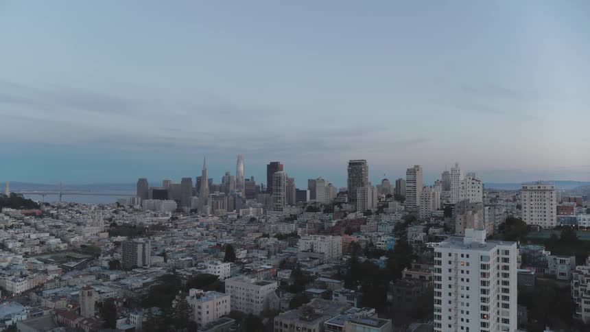 An aerial view of a metropolitan city