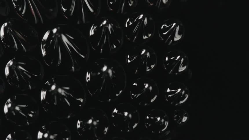 A close up view of a bubble