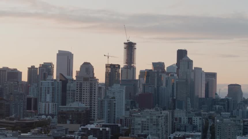 Skyline view of downtown area
