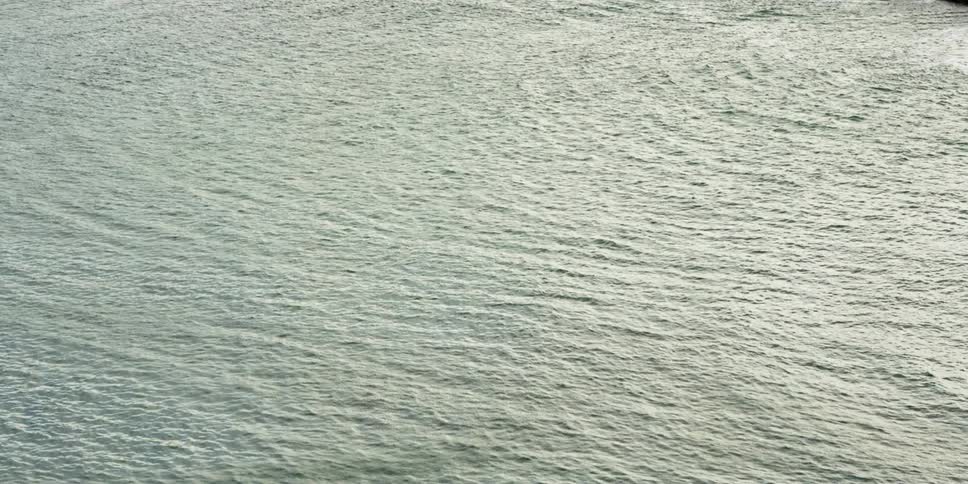 Water is moving in the ocean