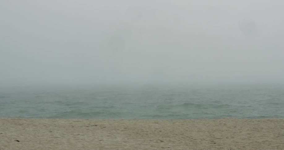 Ocean in the mist