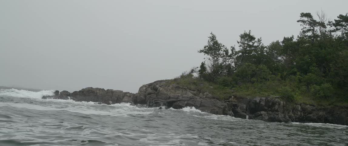 A scenery of a promontory