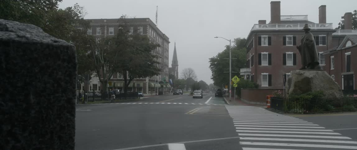 A scenery in the downtown