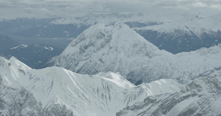 A snowy mountain