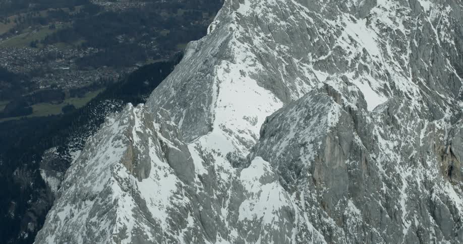 Ice and snow are covering the mountains