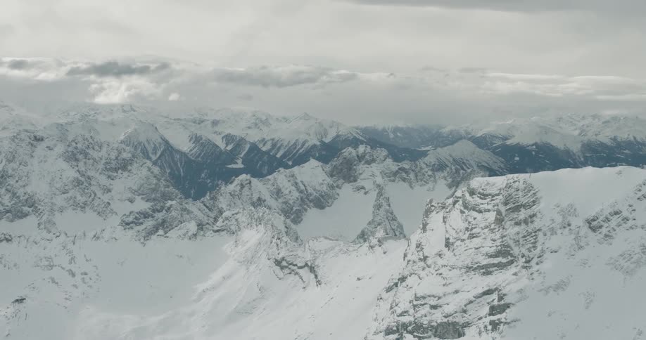 Snow covered mountains