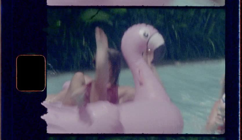 Teenagers playing in the water