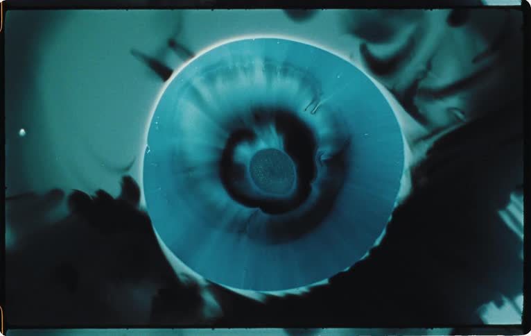 A static shot of paint in water