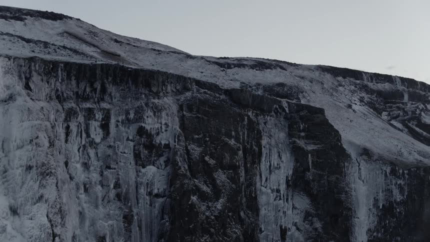 A scenery of a rocky mountain